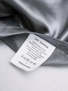 2pcs Linen Solid Color Pillowcases, Romantic And Minimalist Envelope Pillow Covers Suitable For All Seasons - Grey - View 5