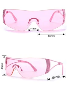 水钻装饰时尚眼镜