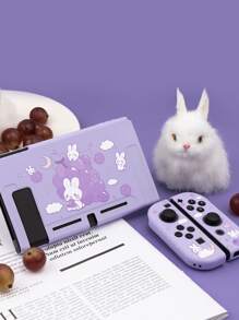 Funda de silicona con estampado de dibujos animados compatible con Nintendo Switch