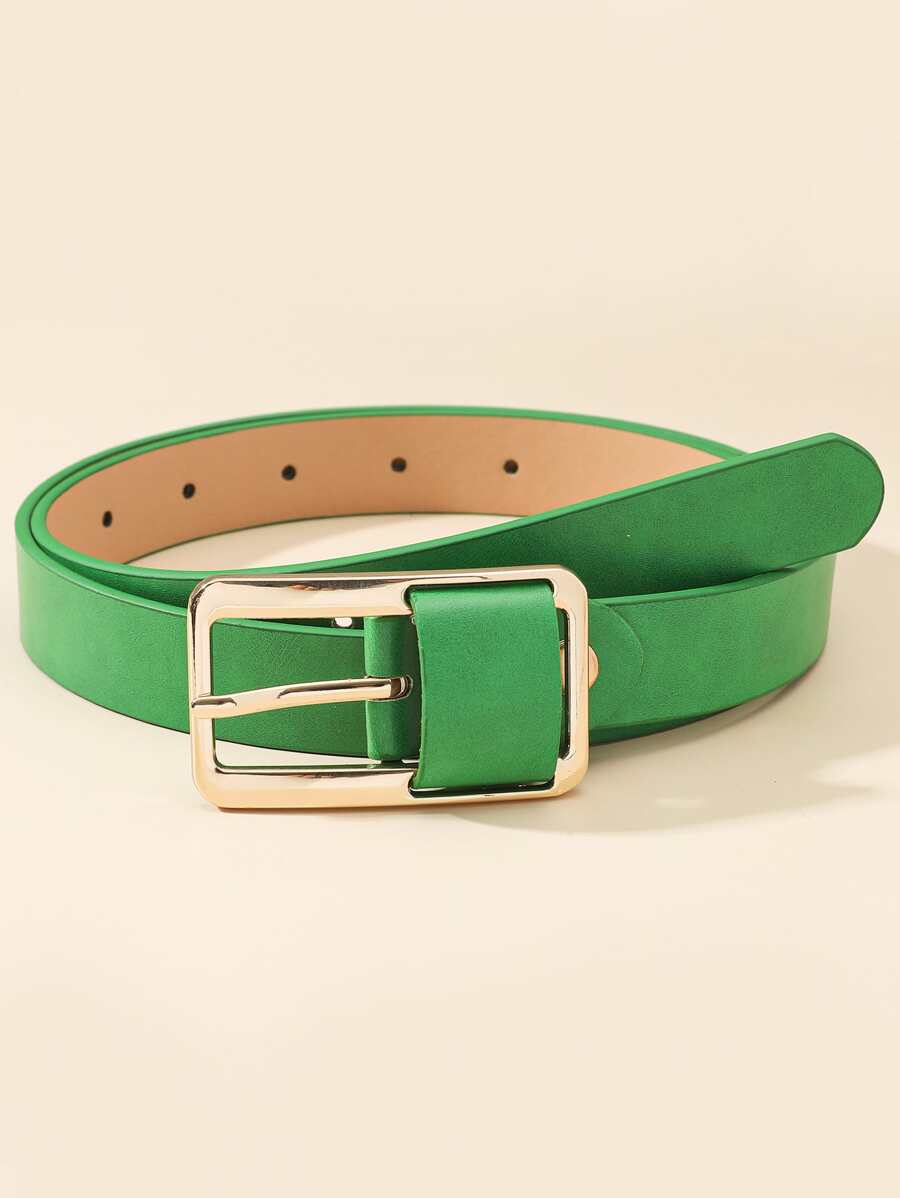 Square Buckle Women's Belt