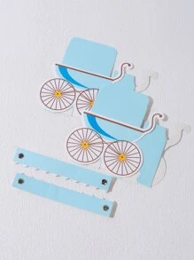 2入組藍色嬰兒車造型禮盒 - 彩色 - 查看 5