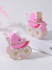 2pcs Push Cart Shaped Gift Box - Multicolor - View 2