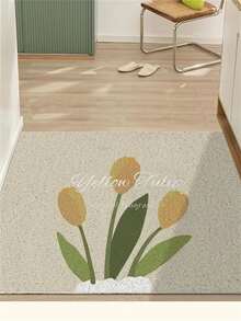 1入組鬱金香圖案門墊 - 彩色 - 查看 4