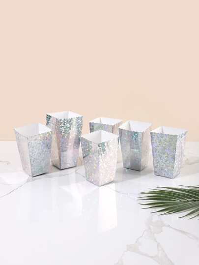 10个装爆米花包装盒，学校用品食品袋，食品盒，适用于糖果、巧克力等。