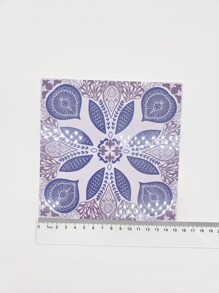 10pcs Mandala Pattern Wall Paper, 15x15cm Self Adhesive Wall Tile Sticker For Home Decor, Renovation Stickers Peel Wall Panels, Wall Paper, Wallpapers, Spring Decoration Items Refresh Your Home, Rama Decoration Stickers - Multicolor - View 6