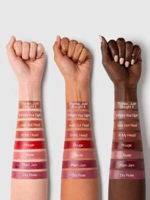 SHEGLAM Creme Allure Lipstick-What'S Your Sign 8 Colors Moisturizing Lipstick Lip Glow Nourishing Essence Hydrating Lip Care Lipstick Lip Combo Brand Beauty Makeup Face Paint Cosmetic For Women Girls Perfect For Winter Spring Ideal For Y2K Fancy Fashion Suitable For Birthday Gift Party Ready Best Color - What's Your Sign - View 5