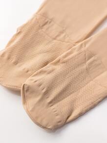 1pc Skin-Tone Girls' Tights, Soft, Comfortable, Warm Stockings, Versatile For Casual, Sports, Dance, Suitable For Autumn/Winter Daily Outfits Or Holiday Gifts - Apricot - View 2