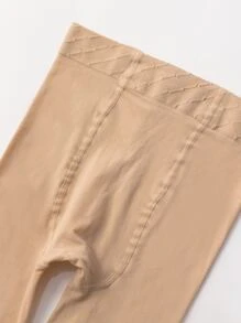 1pc Skin-Tone Girls' Tights, Soft, Comfortable, Warm Stockings, Versatile For Casual, Sports, Dance, Suitable For Autumn/Winter Daily Outfits Or Holiday Gifts - Apricot - View 3