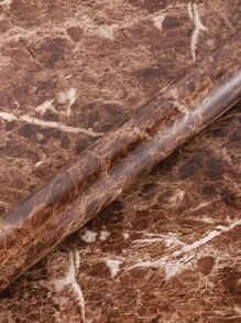 1卷大理石印花防水厨房贴纸，厨房自粘防油墙贴，贴纸，墙贴花，家居装饰乙烯基贴花，春季装饰品让您的家焕然一新，节日装饰贴纸礼物生日毕业 - 彩色 - 查看 4