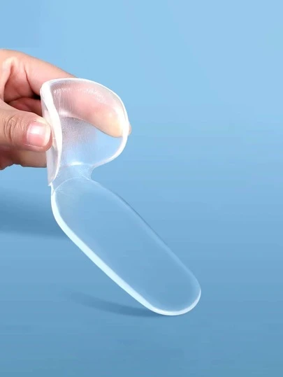 1ペア クリア 滑り止め ヒール 保護パッドの画像