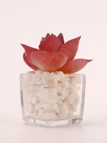 2 piezas Ornamento del coche al azar planta - Multicolor - Ver 7