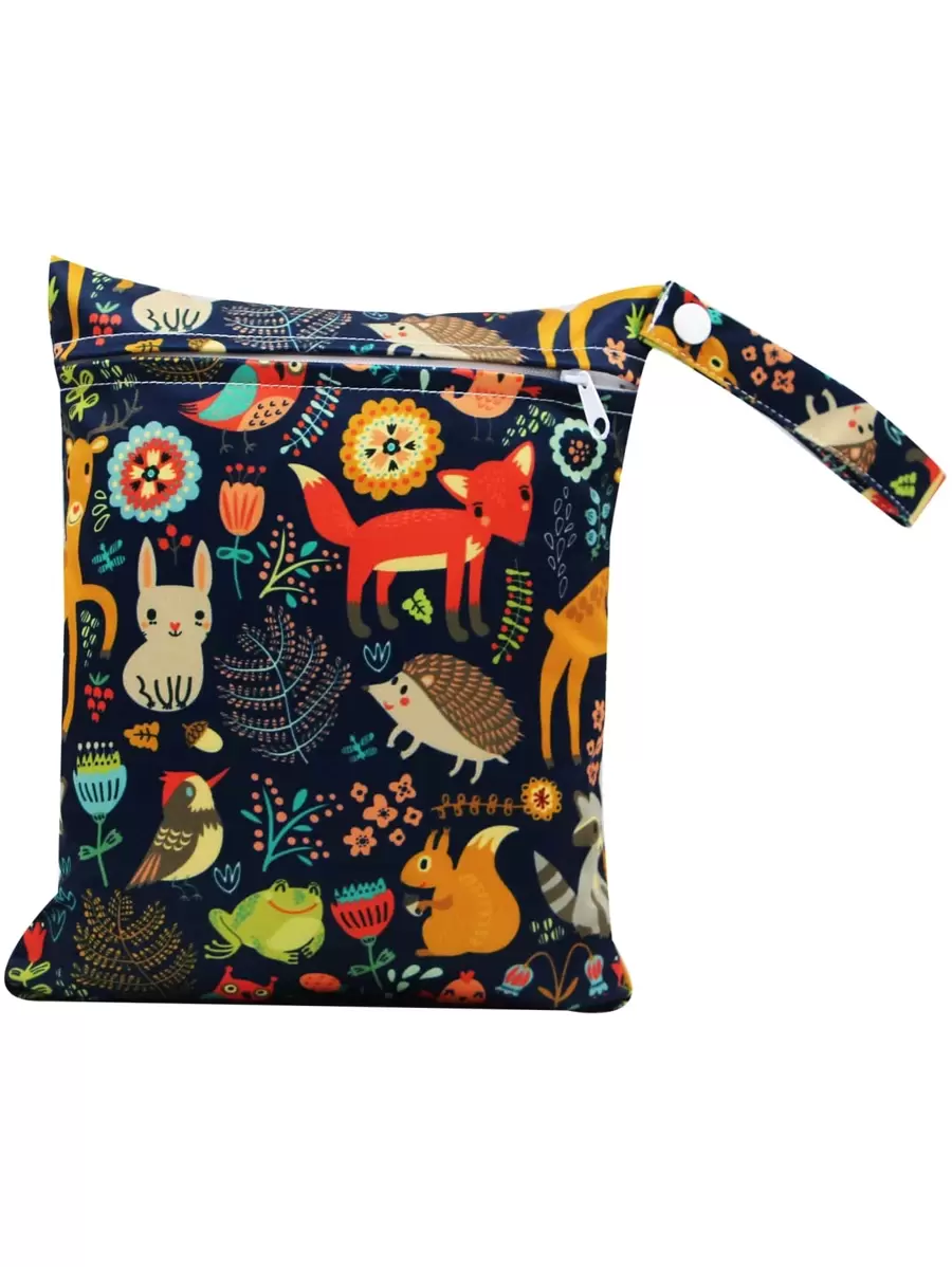 卡通圖案尿布包 - 紅色 - 查看 1