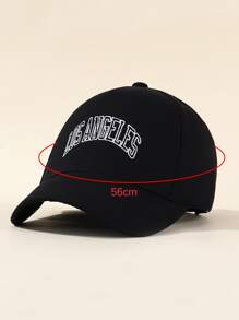 兒童字母刺繡棒球帽 - 黑色 - 查看 5