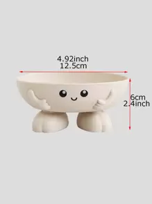Đĩa đựng xà phòng hình hoạt hình Trang trí phòng tắm Trang trí mùa thu Trở lại trường - Màu be - Xem 3