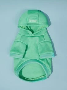 PETSIN 1 件纯色宠物连帽衫 - 温暖舒适，适合秋季、冬季和早春；非常适合日常穿着、户外散步、室内休闲、家庭出游、节日庆祝、生日派对、节庆活动和时尚照片拍摄；采用经典纯色设计，为您的宠物提供舒适和永恒的时尚。