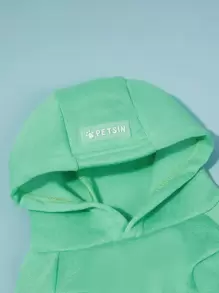 PETSIN 1 件纯色宠物连帽衫 - 温暖舒适，适合秋季、冬季和早春；非常适合日常穿着、户外散步、室内休闲、家庭出游、节日庆祝、生日派对、节庆活动和时尚照片拍摄；采用经典纯色设计，为您的宠物提供舒适和永恒的时尚。