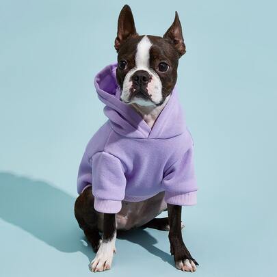 PETSIN Solid Color Pet Hoodie – Soft And Cozy For Spring, Autumn, Winter, And Cool Summer Nights; Perfect For Daily Walks, Indoor Lounging, Outdoor Adventures, Travel, Holiday Parties, Festive Photo Shoots; Provides Warmth, Comfort, And Stylish Protection For Your Pet