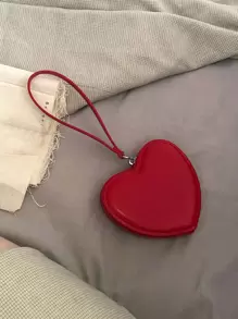 Túi đeo chéo Nữ Tim Đúng mốt - Đỏ - Xem 8