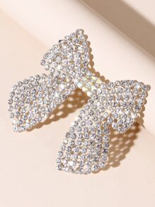 Kẹp tóc trang trí nơ đính kim cương giả Royal - Nhiều màu - Xem 1