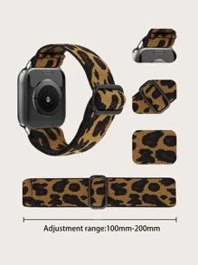 2 piezas ajustable nailon Correa de reloj Conjunto compatible con Apple Watch - Multicolor - Ver 5