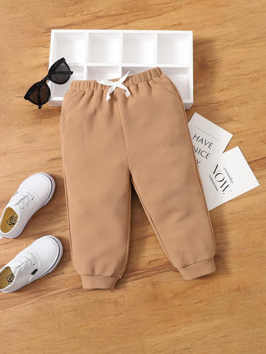 SHEIN Baby Boy Bow Front Pants
