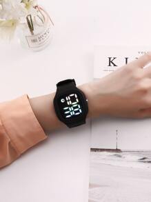 1 pieza Reloj electrónico deportivo - Negro - Ver 2