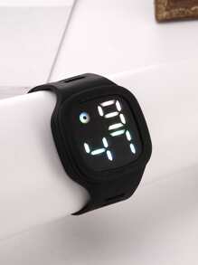 1 pieza Reloj electrónico deportivo - Negro - Ver 4