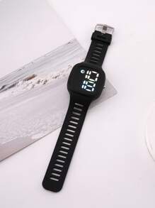 1 pieza Reloj electrónico deportivo - Negro - Ver 5