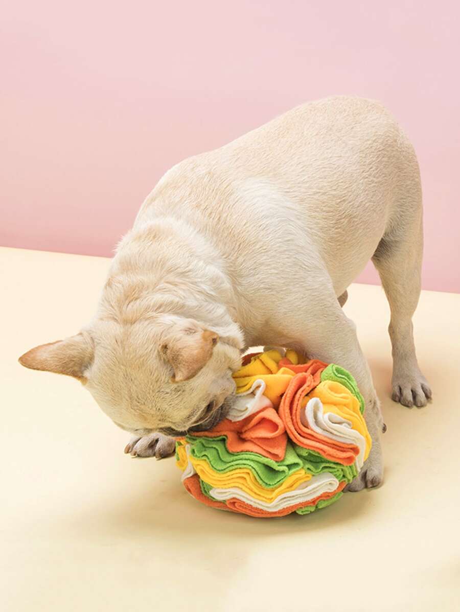 1pc Random Color Pet Sniffing Training Ball - Multicolor - View 1