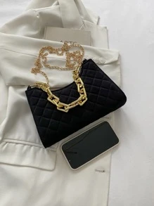 Glitter, Shiny, Luxury, Glamorous, Elegant, Exquisite Velvet Minimalist Bag For Girls, Women, College Students, Rookies & White-Collar Workers For Party, Prom, Wedding, Shopping - Black - View 4
