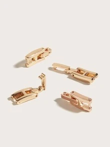 Dây đeo đồng hồ kim loại trang trí rhinestone tương thích với Apple Watch - Hoa hồng vàng - Xem 4