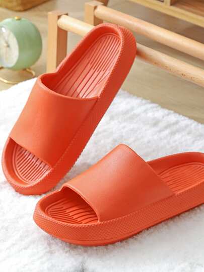 Women'S Thick-Soled Eva Material Home Slippers, Comfortable & Antiskid & Fashionable, Suitable For Four Seasons