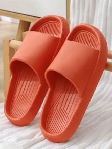 Dép đi trong nhà thoải mái và thời trang dành cho nữ có đế dày làm từ chất liệu Eva - trái cam - Xem 2