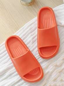 Dép đi trong nhà thoải mái và thời trang dành cho nữ có đế dày làm từ chất liệu Eva - trái cam - Xem 4