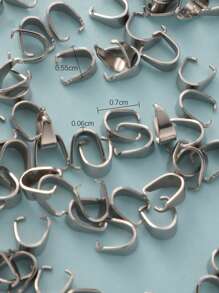 100入組DIY首飾配件 - 銀色 - 查看 3