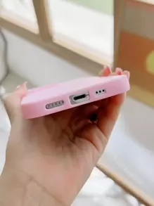 كفر تلفون بلون موحد - وردي - مشاهدة 4