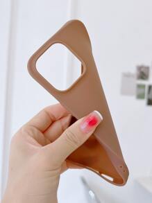 vỏ điện thoại màu đặc - màu nâu - Xem 2