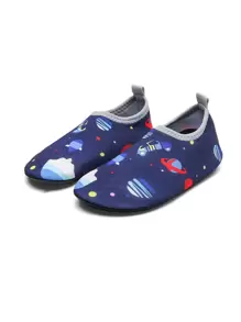 男孩星球印花水襪 - 寶藍色 - 查看 5