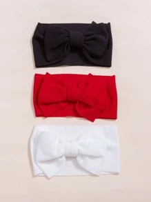 Bộ 3 chiếc nơ trang trí cho bé - Nhiều màu - Xem 1