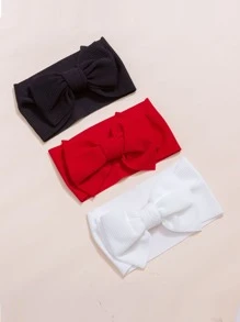 Bộ 3 chiếc nơ trang trí cho bé - Nhiều màu - Xem 2