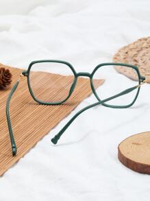 Women's Fashion Design Eyeglasses - Green - View 2