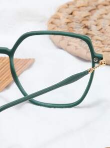 Women's Fashion Design Eyeglasses - Green - View 3