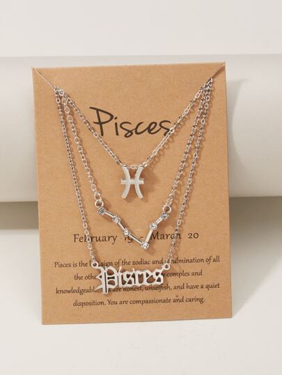 قلادة بتعليقة عبارة برج 3 قطع