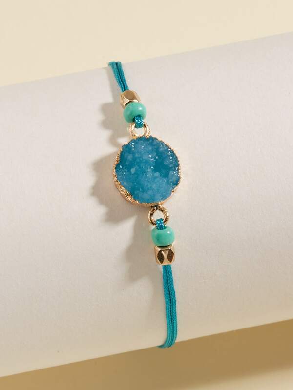 Round Decor String Bracelet SHEIN USA