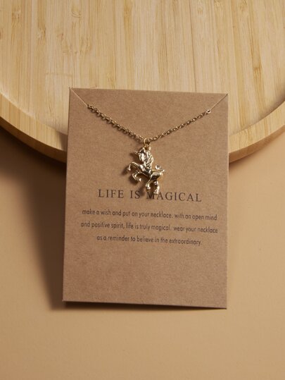 قلادة بتعليقة حصان