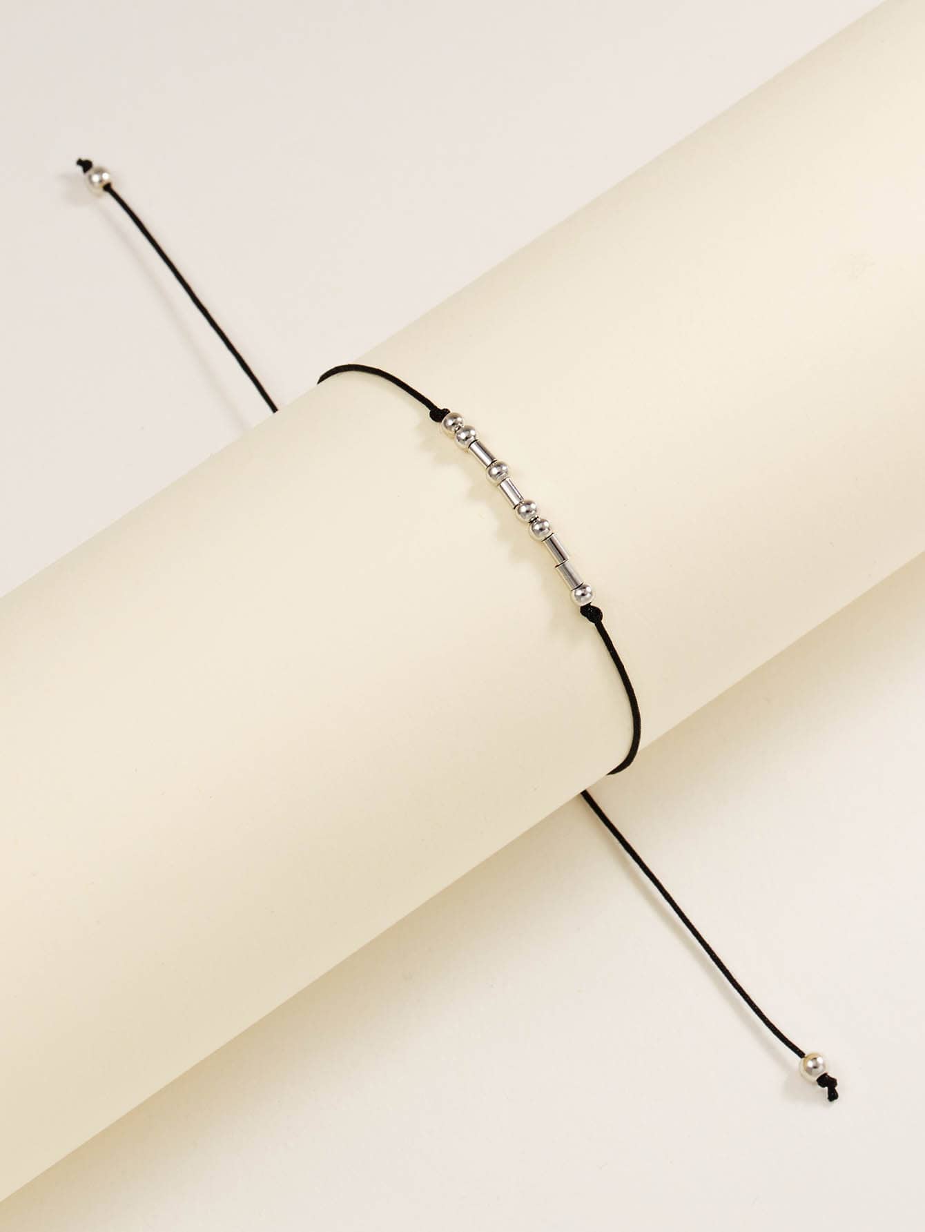 Round Ball Decor Adjustable Bracelet