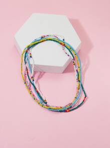 Vòng cổ 5 cườm - Nhiều màu - Xem 1