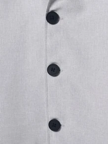 SHEIN Tween Boy Bow Front Shirt & Blazer & Trousers - Multicolor - View 5