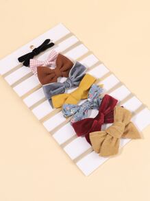 Bộ băng đô trang trí 8 chiếc nơ cho bé - Nhiều màu - Xem 2