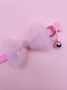 1入組網紗寵物領結